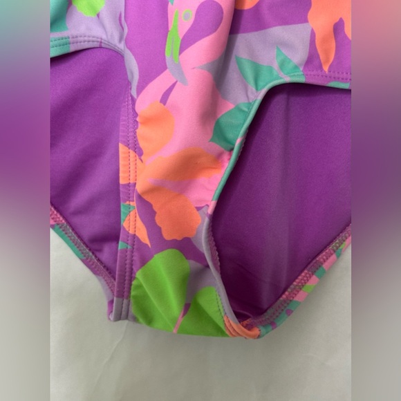 Tropical Flamingo One Piece Swimsuit - Picture 6 of 14